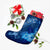 Hawaiian Dolphin Hibiscus Tropic Blue Polynesian Christmas Stocking - AH - Polynesian Pride