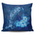 Hawaiian Dolphin Hibiscus Tropic Blue Polynesian Pillow Covers - AH Pillow Covers Black - Polynesian Pride