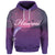 Custom Hawaiian Dolphin Violet Polynesian Hoodie - Polynesian Pride