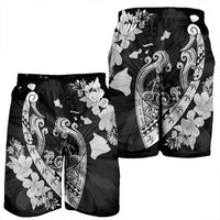 Hawaiian Fish Hook Hibiscus Banzai Surfing Polynesian Men's Shorts - AH - Polynesian Pride