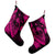 Hawaiian Fish Hook Hibiscus Banzai Surfing Polynesian Christmas Stocking Pink - AH - Polynesian Pride