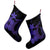 Hawaiian Fish Hook Hibiscus Plumeria Polynesian Christmas Stocking - Purple - AH - Polynesian Pride