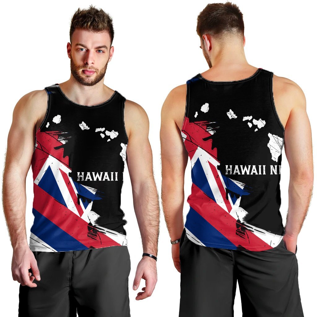 Hawaiian Flag Hawaii Map Nei Polynesian Tank Top - Classic Style - Polynesian Pride