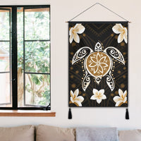 Hawaiian Gold Turtle Plumeria Hanging Poster AH - Polynesian Pride