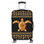 Hawaiian Golden Turtle Hibiscus Plumeria Polynesian Luggage Covers - AH Black - Polynesian Pride