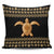 Hawaiian Golden Turtle Hibiscus Plumeria Polynesian Pillow Covers - AH Pillow Covers Black - Polynesian Pride