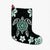 Hawaiian Greenie Turtle Plumeria Christmas Stocking AH Christmas Stocking 26 X 42 cm Black - Polynesian Pride