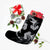 Hawaiian Hammerhead Shark Hibiscus White Polynesian Christmas Stocking - AH - Polynesian Pride