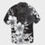 Hawaiian Hibiscus Black And White Polynesian Hawaiian Shirt - AH - Polynesian Pride