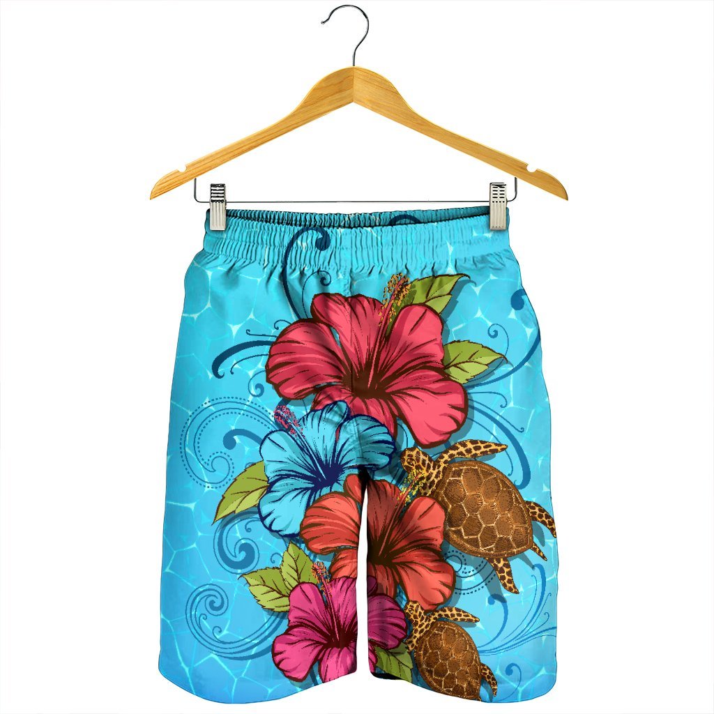 Hawaiian Hibiscus Flower Soulful Men's Shorts - AH - Polynesian Pride
