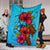 Hawaiian Hibiscus Flower Soulful Premium Blankets - AH - Polynesian Pride