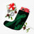 Hawaiian Hibiscus Memory Turtle Polynesian Christmas Stocking Green - AH - Polynesian Pride