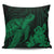 Hawaiian Hibiscus Memory Turtle Polynesian Pillow Covers Green - AH Pillow Covers Black - Polynesian Pride