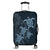 Hawaiian Hibiscus Plumeria Sea Turtle Polynesian Luggage Covers - AH Black - Polynesian Pride