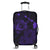 Hawaiian Hibiscus Sea Turtle Swim Polynesian Luggage Covers - Purple - AH Black - Polynesian Pride