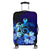 Hawaiian Hibiscus Tropical Deep Ocean Turtle Sea Luggage Covers - AH Black - Polynesian Pride