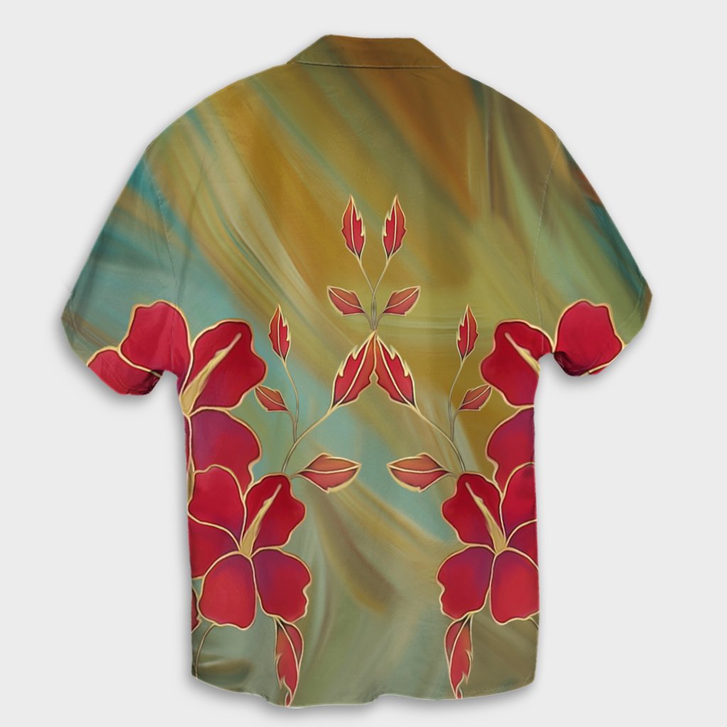Hawaiian Hibiscus Water Color Hawaiian Shirt - AH - Polynesian Pride