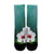 Hawaiian Hibiscus White Flower Gleeful Crew Socks - AH - Polynesian Pride