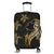 Hawaiian Hula Girl And Turtle Hibiscus Luggage Covers - AH Black - Polynesian Pride