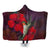 Hawaiian Hummingbird And Hibiscus Polynesian Hooded Blanket - AH Hooded Blanket White - Polynesian Pride