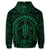 Hawaiian Kakau Honu Arc Polynesian Green Hoodie - Polynesian Pride