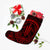 Hawaiian Kakau Honu Arc Polynesian Red Christmas Stocking - AH - Polynesian Pride