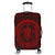 Hawaiian Kakau Honu Arc Polynesian Red Luggage Covers - AH Black - Polynesian Pride