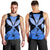 Hawaiian Kanaka Tank Top Hibiscus Polynesian Love - Blue - AH - Polynesian Pride