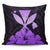 Hawaiian Kanaka Pillow Covers Hibiscus Polynesian Love - Violet - AH Pillow Covers Black - Polynesian Pride