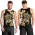 Hawaiian Kanaka Hibiscus Plumeria Mix Polynesian Turtle Tank Top - AH - Polynesian Pride