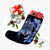 Hawaiian Kanaka Hibiscus Plumeria Mix Polynesian Turtle Christmas Stocking - Blue - AH - Polynesian Pride