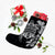 Hawaiian Kanaka Hibiscus Plumeria Mix Polynesian Turtle Christmas Stocking - Gray - AH - Polynesian Pride