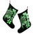 Hawaiian Kanaka Hibiscus Plumeria Mix Polynesian Turtle Christmas Stocking - Green - AH - Polynesian Pride