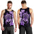 Hawaiian Kanaka Hibiscus Plumeria Mix Polynesian Turtle Tank Top - Violet - AH - Polynesian Pride