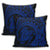 Hawaiian Kanaka Honu Map Hibiscus Globular Polynesian Blue Pillow Covers - AH - Polynesian Pride