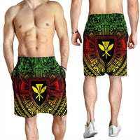 Hawaiian Kanaka Maoli Center Polynesian Men's Shorts - AH - Polynesian Pride