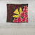 Hawaiian Kanaka Plumeria Polynesian Tapestry - AH - Polynesian Pride