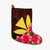 Hawaiian Kanaka Plumeria Polynesian Christmas Stocking - AH Christmas Stocking 26 X 42 cm Black - Polynesian Pride