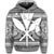 Hawaiian Kanaka Polynesian Hoodie Tribal Reggae Color White - Polynesian Pride