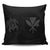 Hawaiian Kanaka Turtle Polynesian Pillow Covers Gray AH Pillow Covers Black - Polynesian Pride