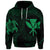 Custom Hawaiian Kanaka Turtle Polynesian Hoodie Green - Polynesian Pride