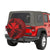 Hawaiian Kankaka Map Hibiscus Kanu Polynesian Red Spare Tire Cover AH - Polynesian Pride