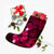 Hawaiian Map Big Turtle Hibiscus Plumeria Tribal Polynesian Christmas Stocking - Pink - AH - Polynesian Pride