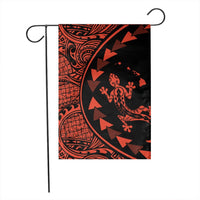 Hawaiian Map Gecko Tattoo Kakau Polynesian Flag Orange AH - Polynesian Pride