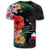 Hawaiian Map Hawaii Flag Hibiscus Polynesian T Shirt - Polynesian Pride