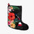 Hawaiian Map Hawaii Flag Hibiscus Polynesian Christmas Stocking AH Christmas Stocking 26 X 42 cm Black - Polynesian Pride