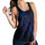 Hawaiian Map Heart Ribbon Cancer Hibiscus Blue Polynesian Racerback Tank - AH - Polynesian Pride