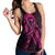 Hawaiian Map Heart Ribbon Cancer Hibiscus Pink Polynesian Racerback Tank - AH - Polynesian Pride