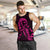 Hawaiian Map Heart Ribbon Cancer Hibiscus Pink Polynesian Tank Top - AH - Polynesian Pride