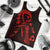 Hawaiian Map Heart Ribbon Cancer Hibiscus Red Polynesian Tank Top - AH - Polynesian Pride